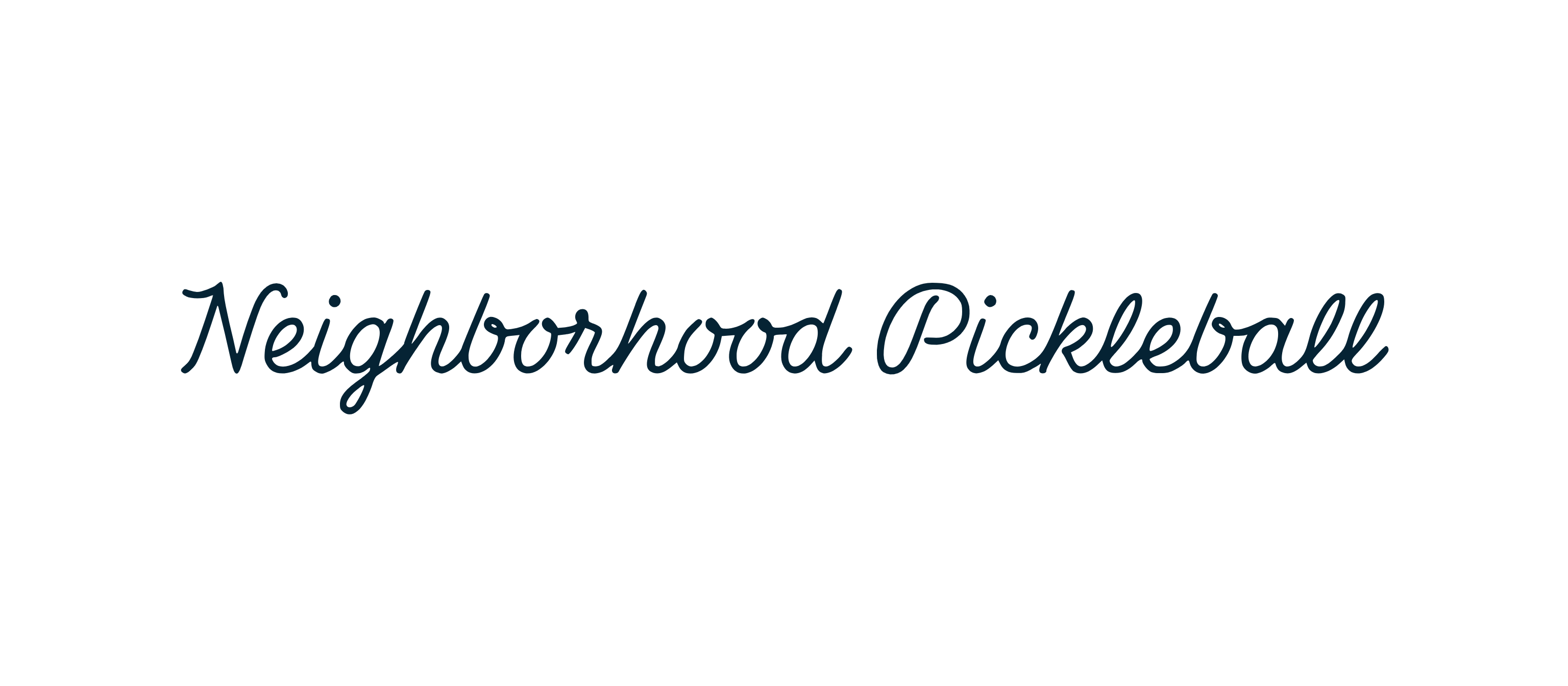 Neighborhood Pickleball
